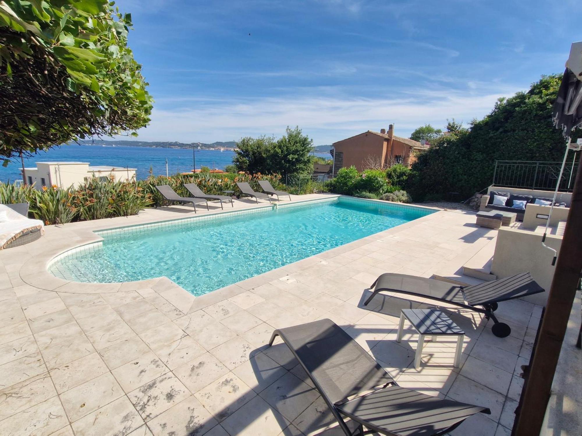 Villa 5 Pieces + T2, Piscine, Clim, Bord De Mer, 10-12 Pers - Fr-1-780-3 Sainte-Maxime Exterior photo