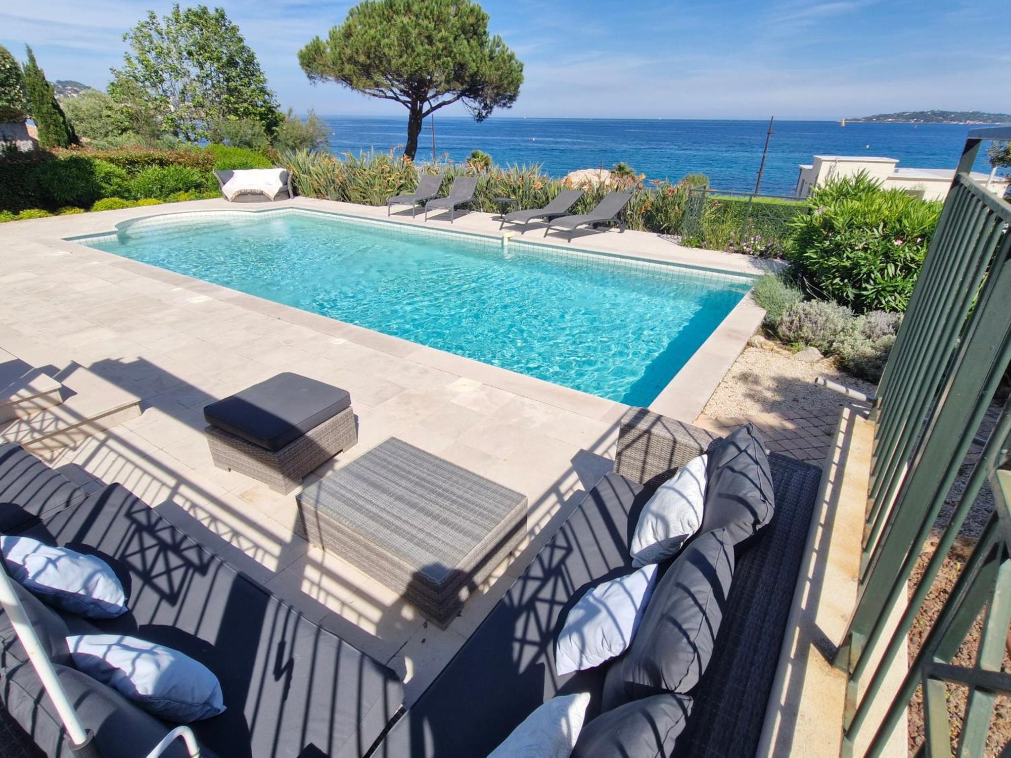 Villa 5 Pieces + T2, Piscine, Clim, Bord De Mer, 10-12 Pers - Fr-1-780-3 Sainte-Maxime Exterior photo