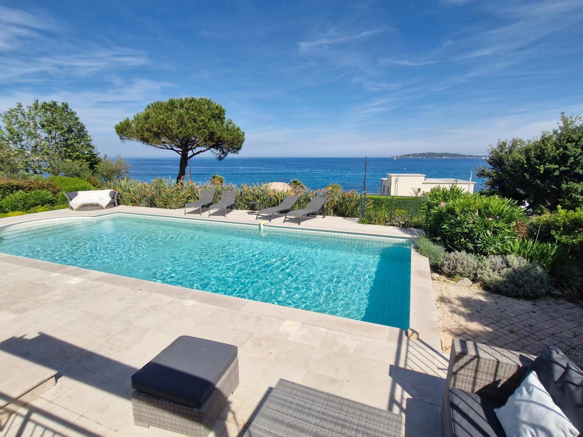 Villa 5 Pieces + T2, Piscine, Clim, Bord De Mer, 10-12 Pers - Fr-1-780-3 Sainte-Maxime Exterior photo